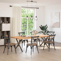 Produktbild för Soffbordsben A-formade 2 st 70x(30-31) cm stål