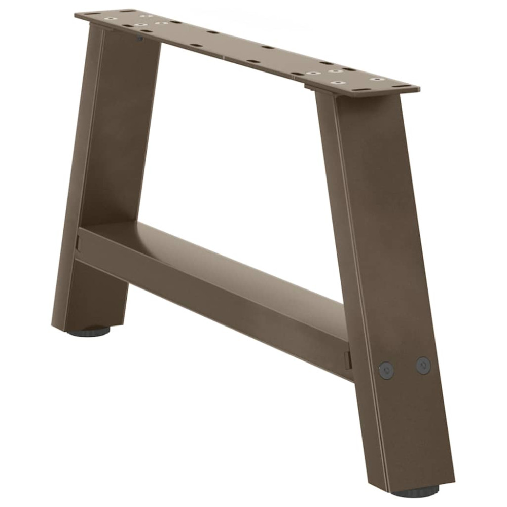 Produktbild för Soffbordsben A-formade 2 st 70x(30-31) cm stål