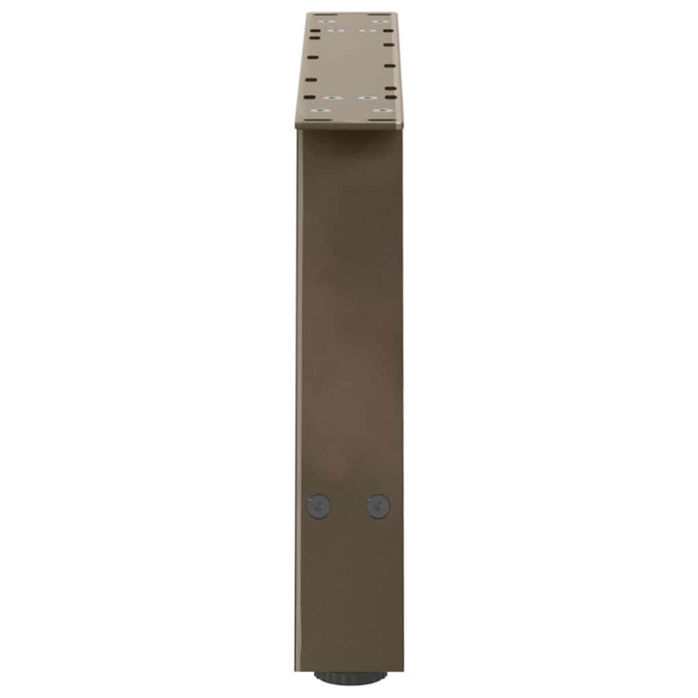Produktbild för Soffbordsben A-formade 2 st 70x(30-31) cm stål