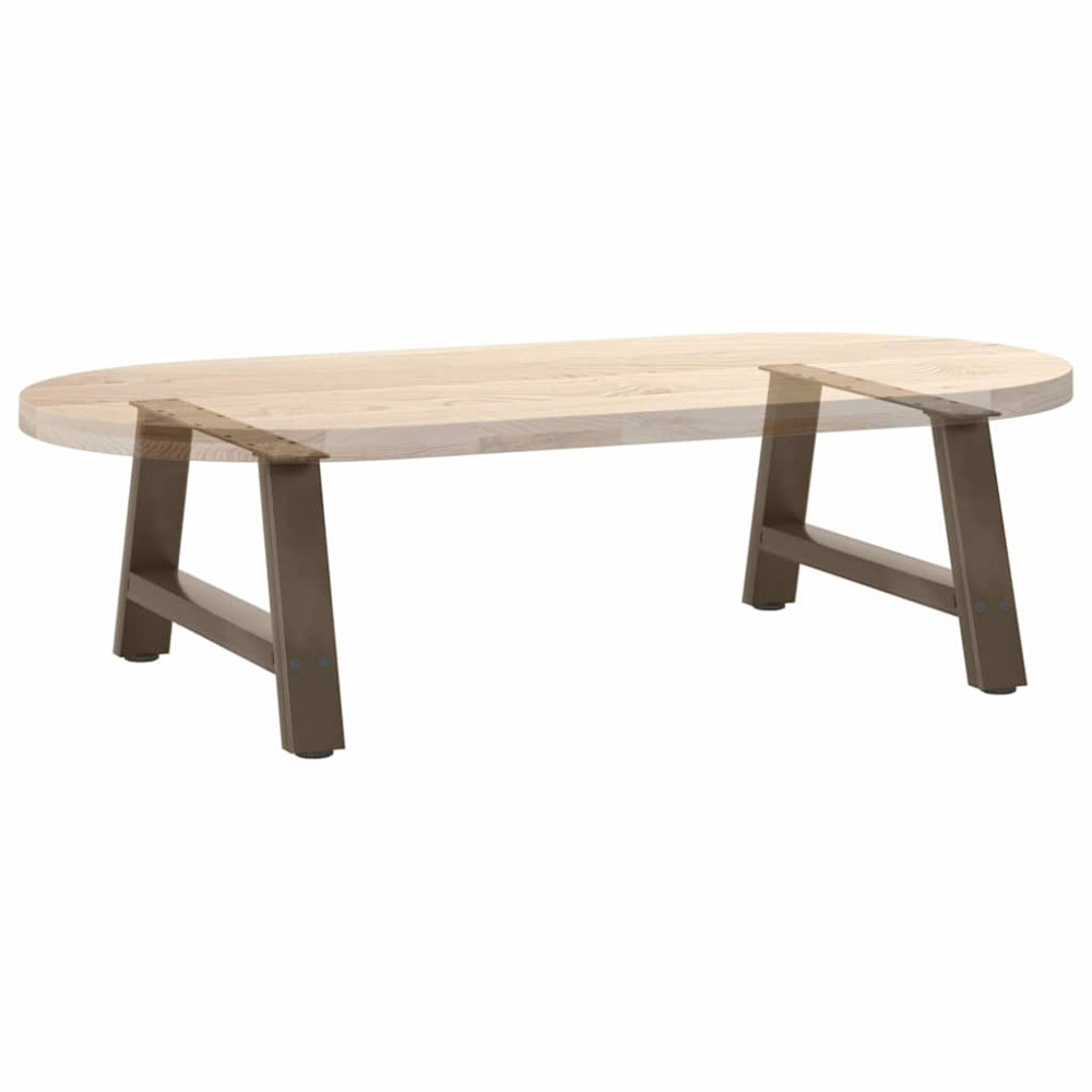 Produktbild för Soffbordsben A-formade 2 st 70x(30-31) cm stål