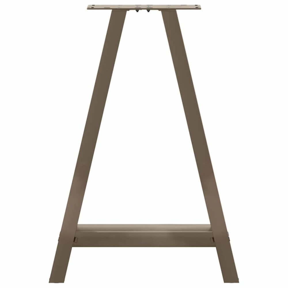 Produktbild för Matbordsben A-formade 2 st 50x(72-73) cm stål