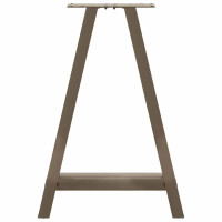 Produktbild för Matbordsben A-formade 2 st 50x(72-73) cm stål