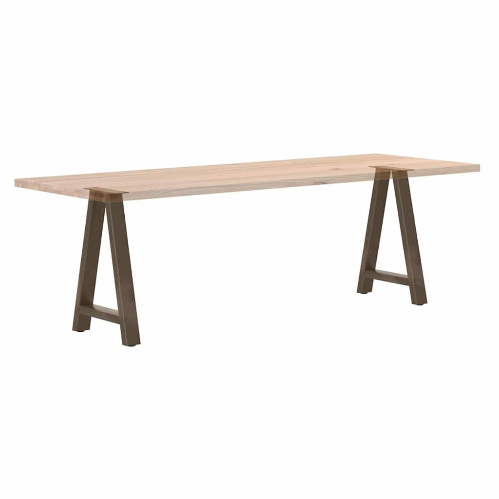Produktbild för Matbordsben A-formade 2 st 50x(72-73) cm stål