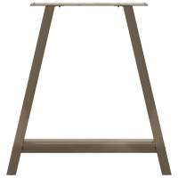 Produktbild för Matbordsben A-formade 2 st 70x(72-73) cm stål