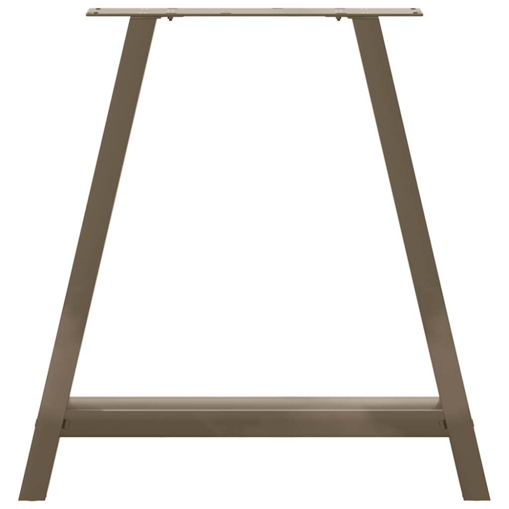 Produktbild för Matbordsben A-formade 2 st 80x(72-73) cm stål