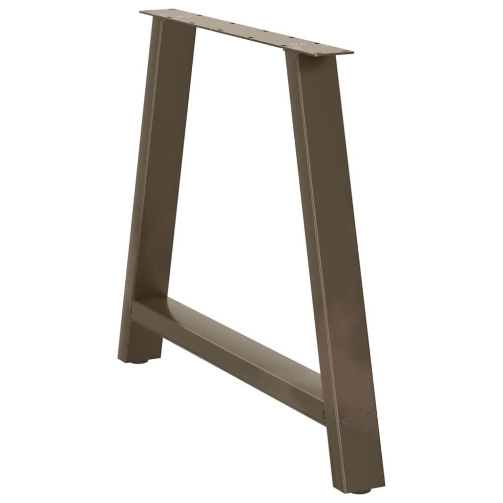 Produktbild för Matbordsben A-formade 2 st 90x(72-73) cm stål