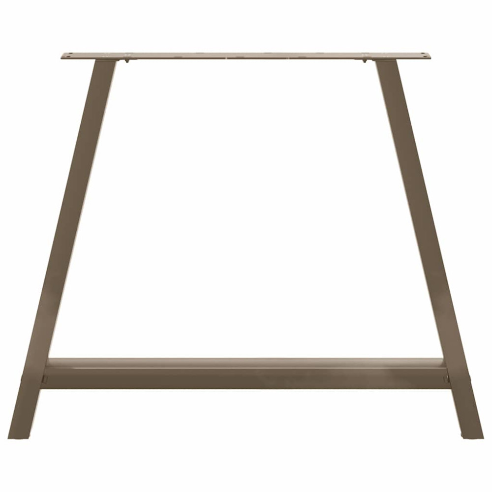 Produktbild för Matbordsben A-formade 2 st 90x(72-73) cm stål