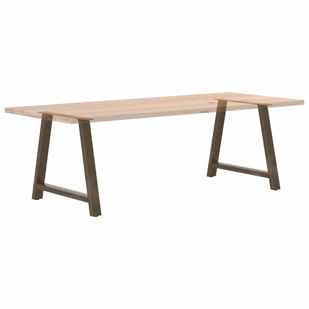 Produktbild för Matbordsben A-formade 2 st 90x(72-73) cm stål