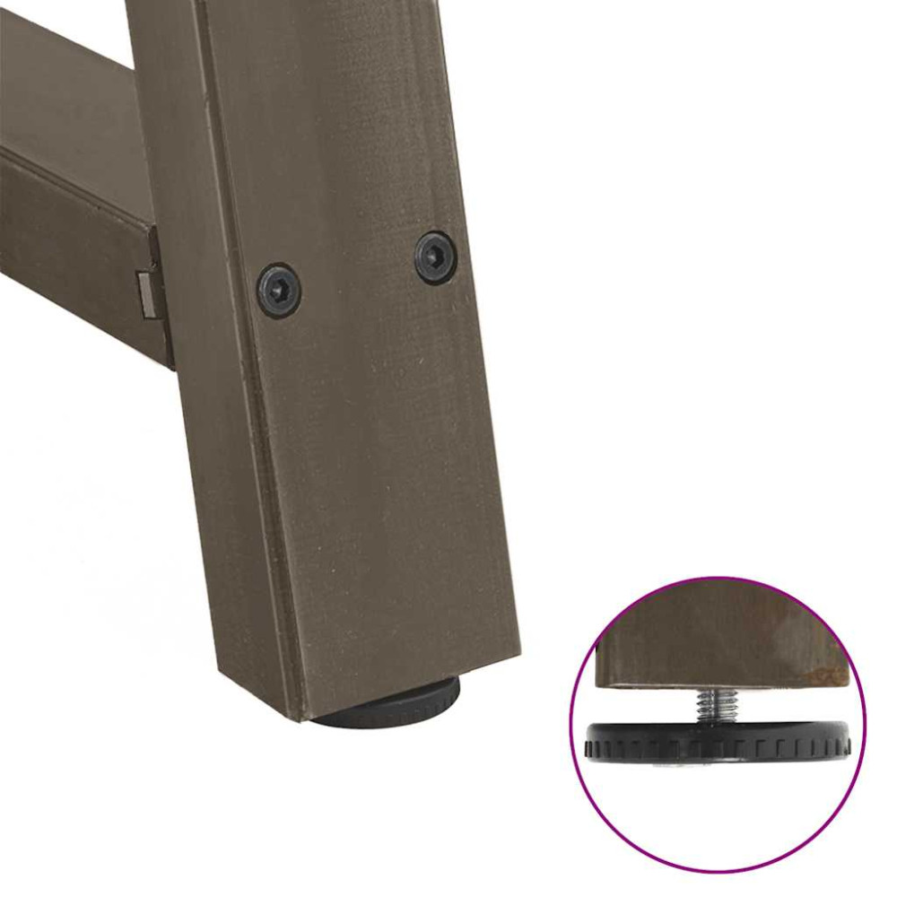 Produktbild för Matbordsben A-formade 2 st 90x(72-73) cm stål