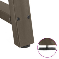 Produktbild för Matbordsben A-formade 2 st 90x(72-73) cm stål