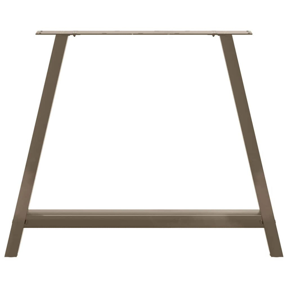 Produktbild för Matbordsben A-formade 2 st 100x(72-73) cm stål