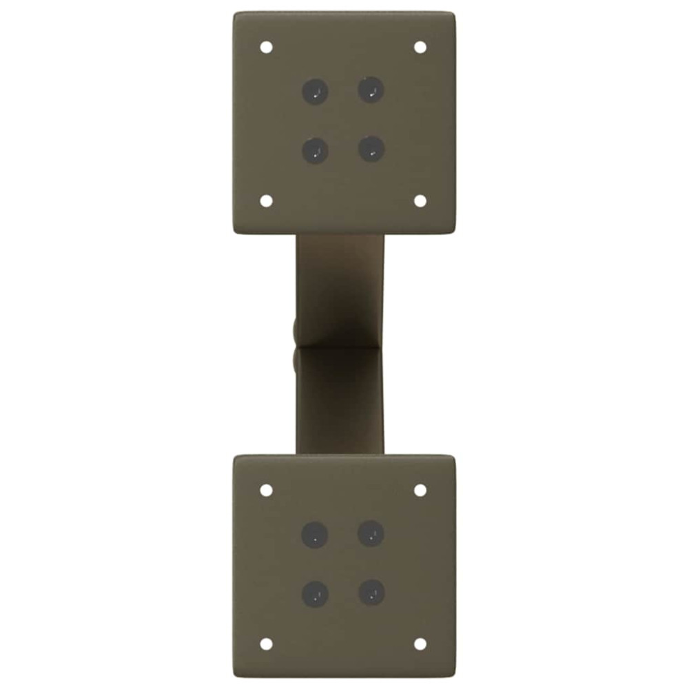 Produktbild för Soffbordsben X-formade 2 st naturstål 30x(30-31) cm stål