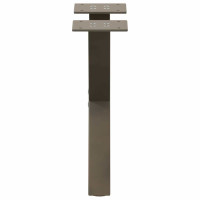 Produktbild för Soffbordsben X-formade 2 st naturstål 37x(30-31) cm stål