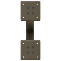 Produktbild för Soffbordsben X-formade 2 st naturstål 37x(30-31) cm stål