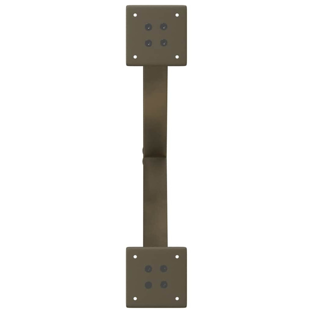 Produktbild för Soffbordsben X-formade 2 st naturstål 60x(30-31) cm stål