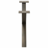 Produktbild för Soffbordsben X-formade 2 st naturstål 70x(30-31) cm stål