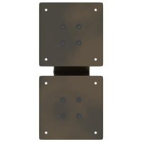 Produktbild för Soffbordsben X-formade 2 st naturstål 30x(30-31) cm stål
