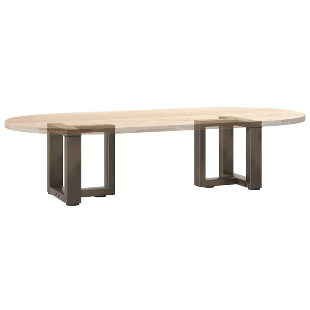 Produktbild för Soffbordsben T-formade 2 st svarta 30x25x(30-31) cm stål