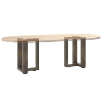 Produktbild för Soffbordsben T-formade 2 st svarta 38x25x(42-43) cm stål