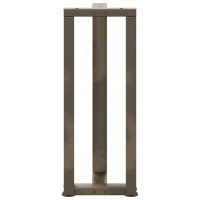 Produktbild för Konsolbordsben T-formade 2 st svarta 25x28x(72-73) cm stål