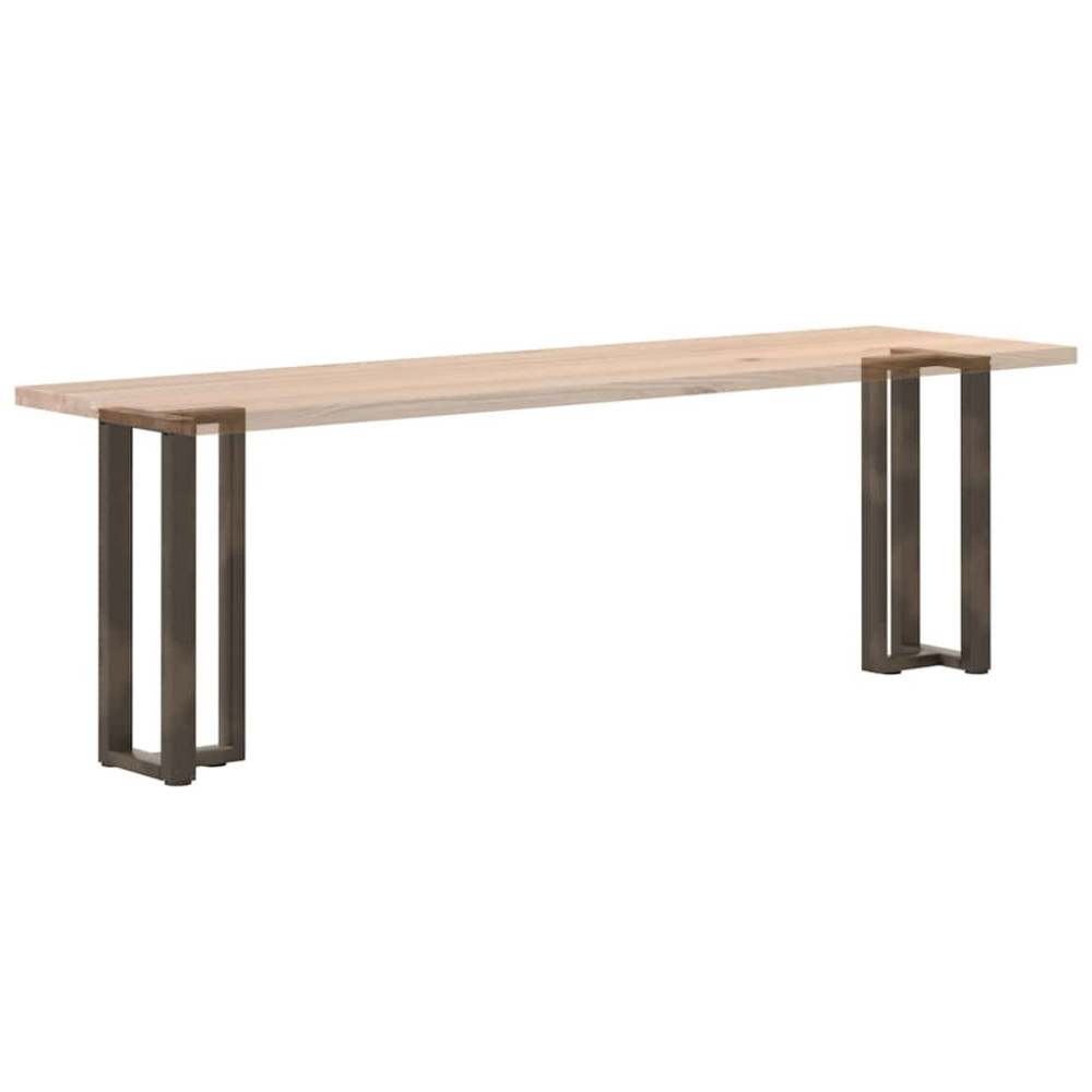 Produktbild för Konsolbordsben T-formade 2 st svarta 38x25x(72-73) cm stål