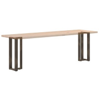 Produktbild för Konsolbordsben T-formade 2 st svarta 38x25x(72-73) cm stål