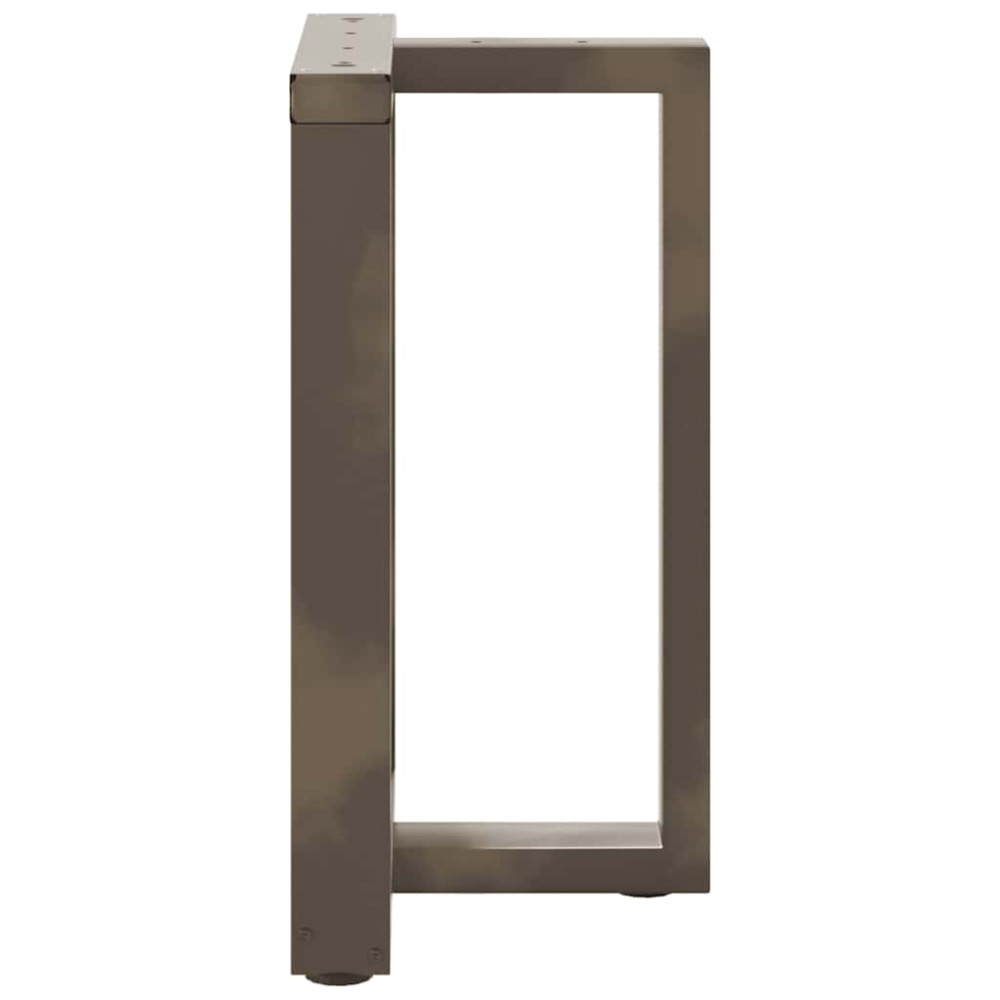 Produktbild för Matbordsben T-formade 2 st svarta 60x35x(72-73) cm stål