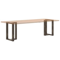 Produktbild för Matbordsben T-formade 2 st svarta 60x35x(72-73) cm stål