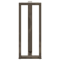Produktbild för Barbordsben T-formade 2 st svarta 40x35x(100-101) cm stål