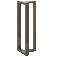 Produktbild för Barbordsben T-formade 2 st svarta 40x35x(110-111) cm stål