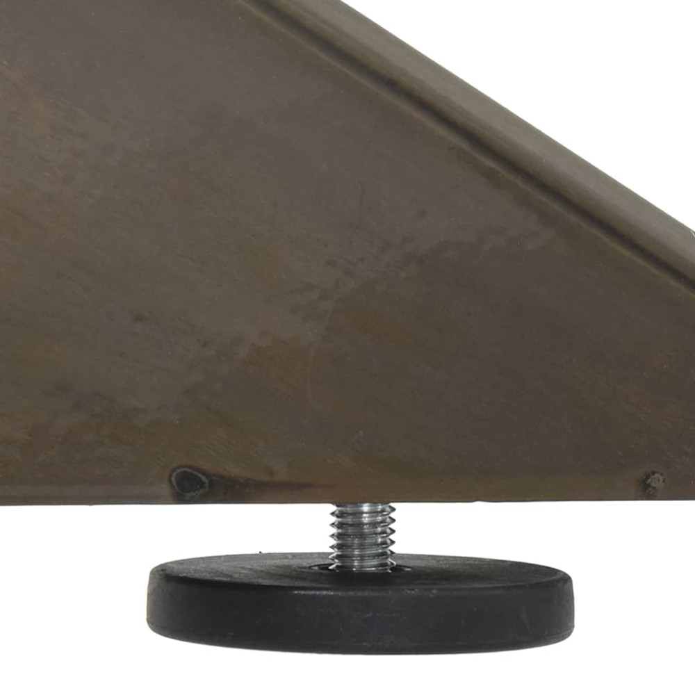 Produktbild för Matbordsben spindelformad svart 85x85x(72-73) cm stål