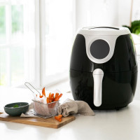 Produktbild för Air Fryer XXL 5,6L 1800W AF410 Svart/Silver