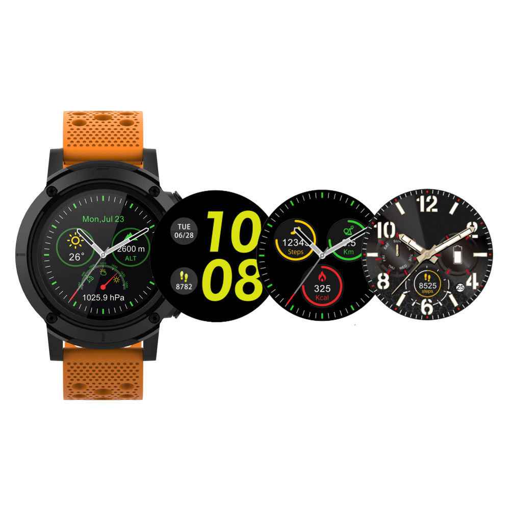 Produktbild för Denver SW-510ORANGE smartklocka och träningsklocka 3,3 cm (1.3") Pekskärm Svart GPS