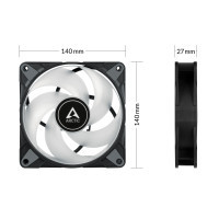 Produktbild för ARCTIC P14 PWM PST A-RGB - lådfläkt