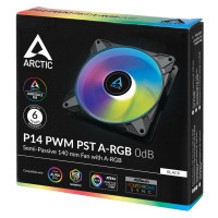 Produktbild för ARCTIC P14 PWM PST A-RGB - lådfläkt