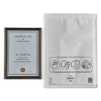 Produktbild för Bubbelpåse J6 300x440mm vit 50/fp