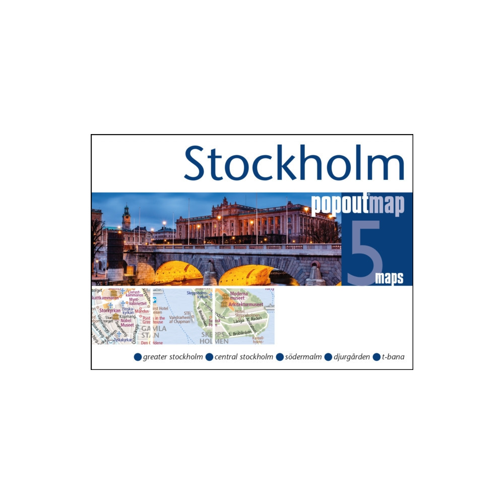 Produktbild för Stockholm PopOut Map