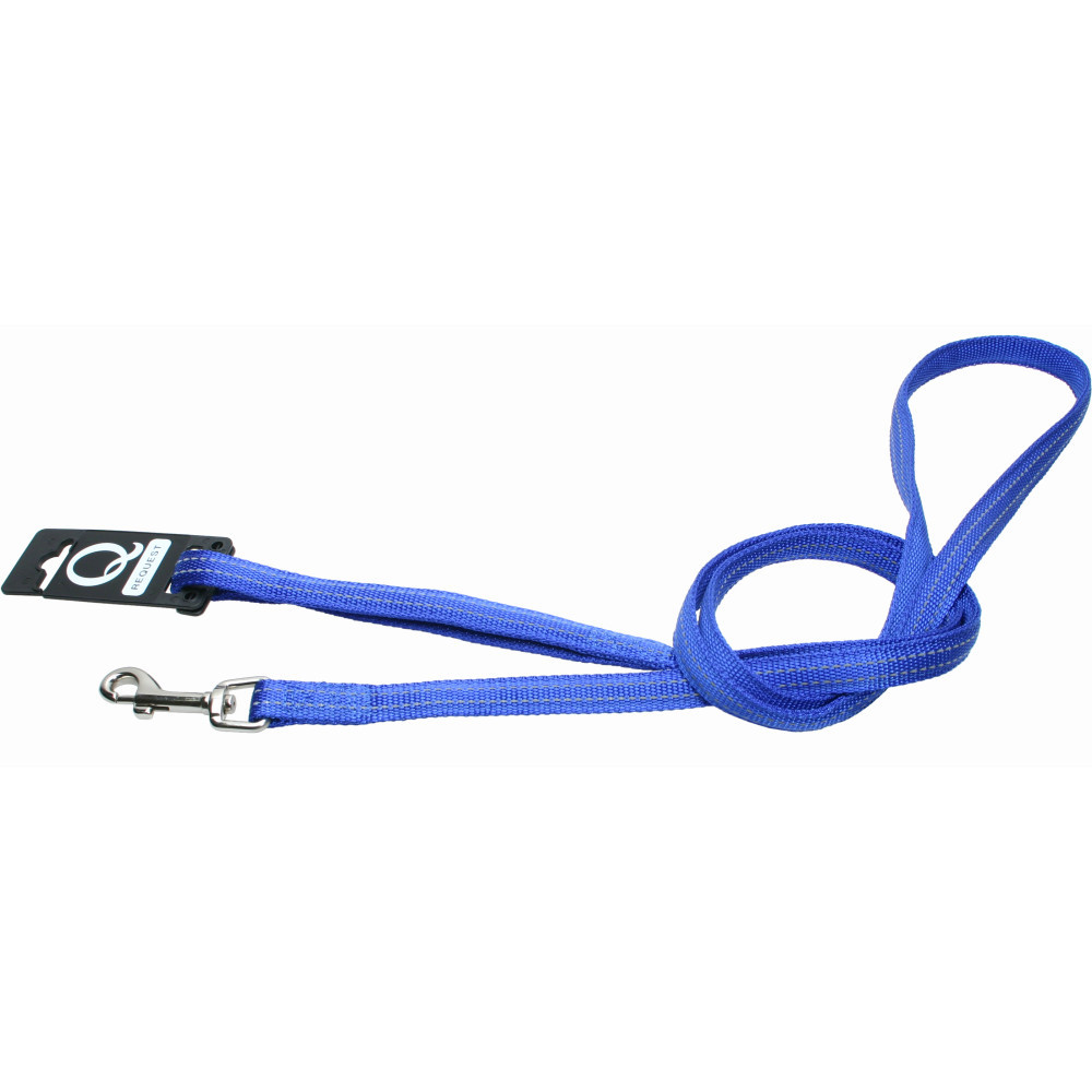 Produktbild för Koppel nylon reflex Blått Gibbon 10mm/180cm
