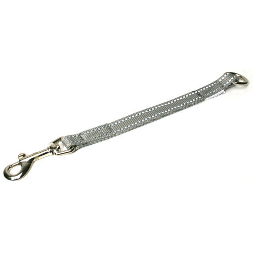 ALAC Koppelförlängning Nylon Reflex grå Alac 15mm/20cm