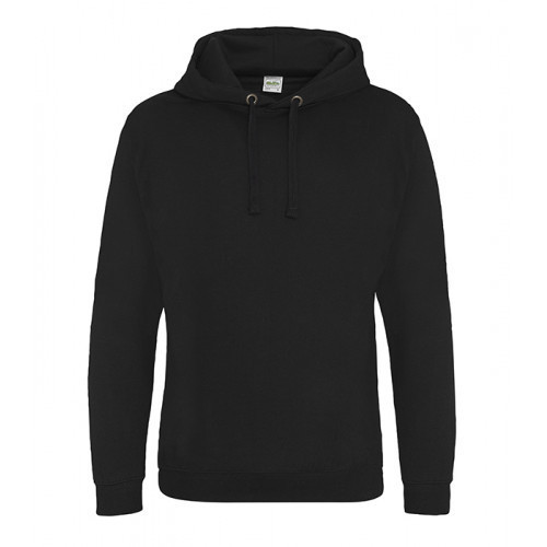 Just Hoods Epic Print Hoodie Jet Black