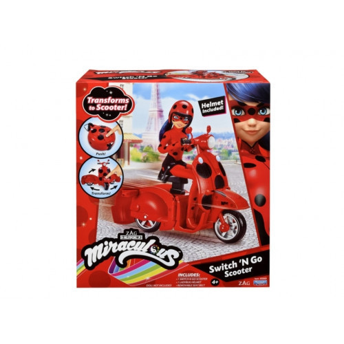 Playmates Toys Miraculous Lucky Charms Transforming Scooter