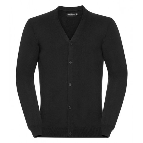 Russell Men´s V-neck Cardigan Black
