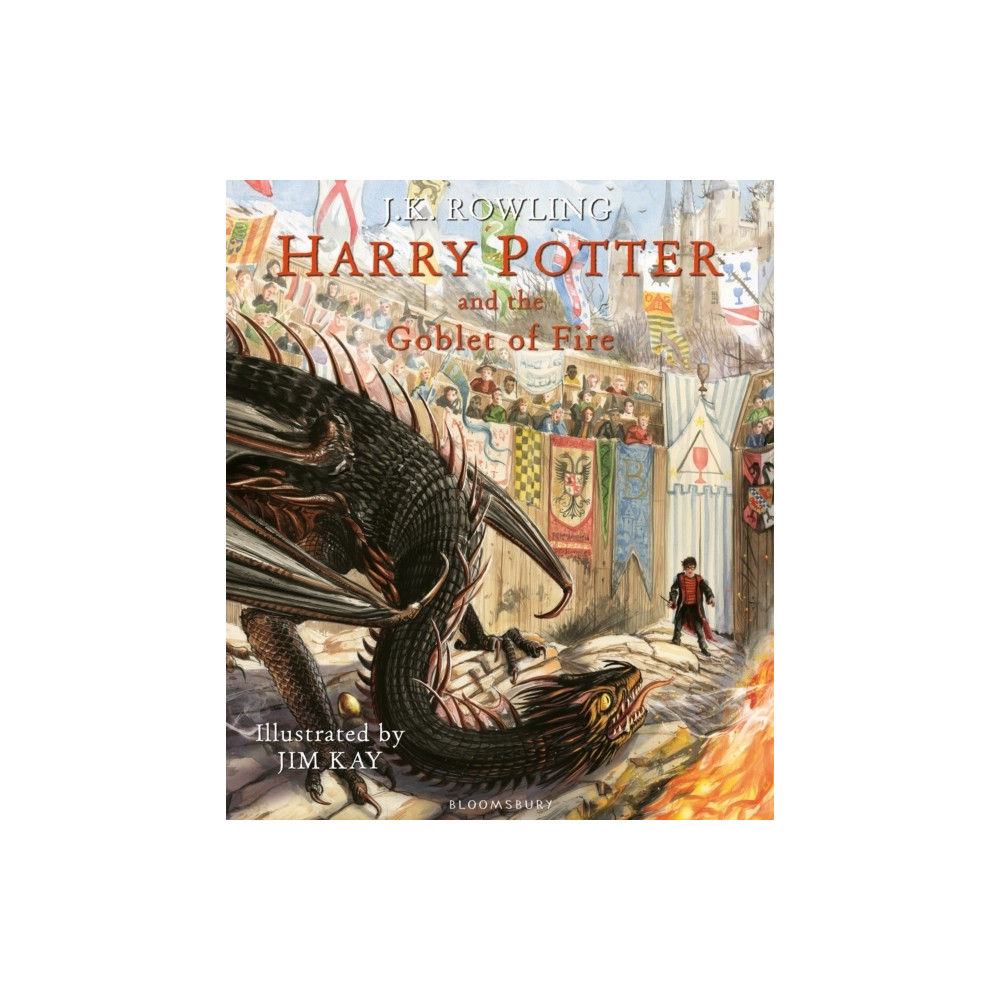 Produktbild för Harry Potter and the Goblet of Fire - Illustrated Edition (inbunden, eng)