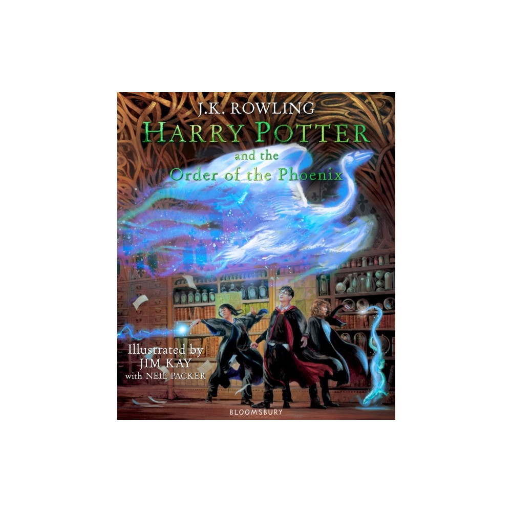 Produktbild för Harry Potter and the Order of the Phoenix Illustrated Edition (inbunden, eng)