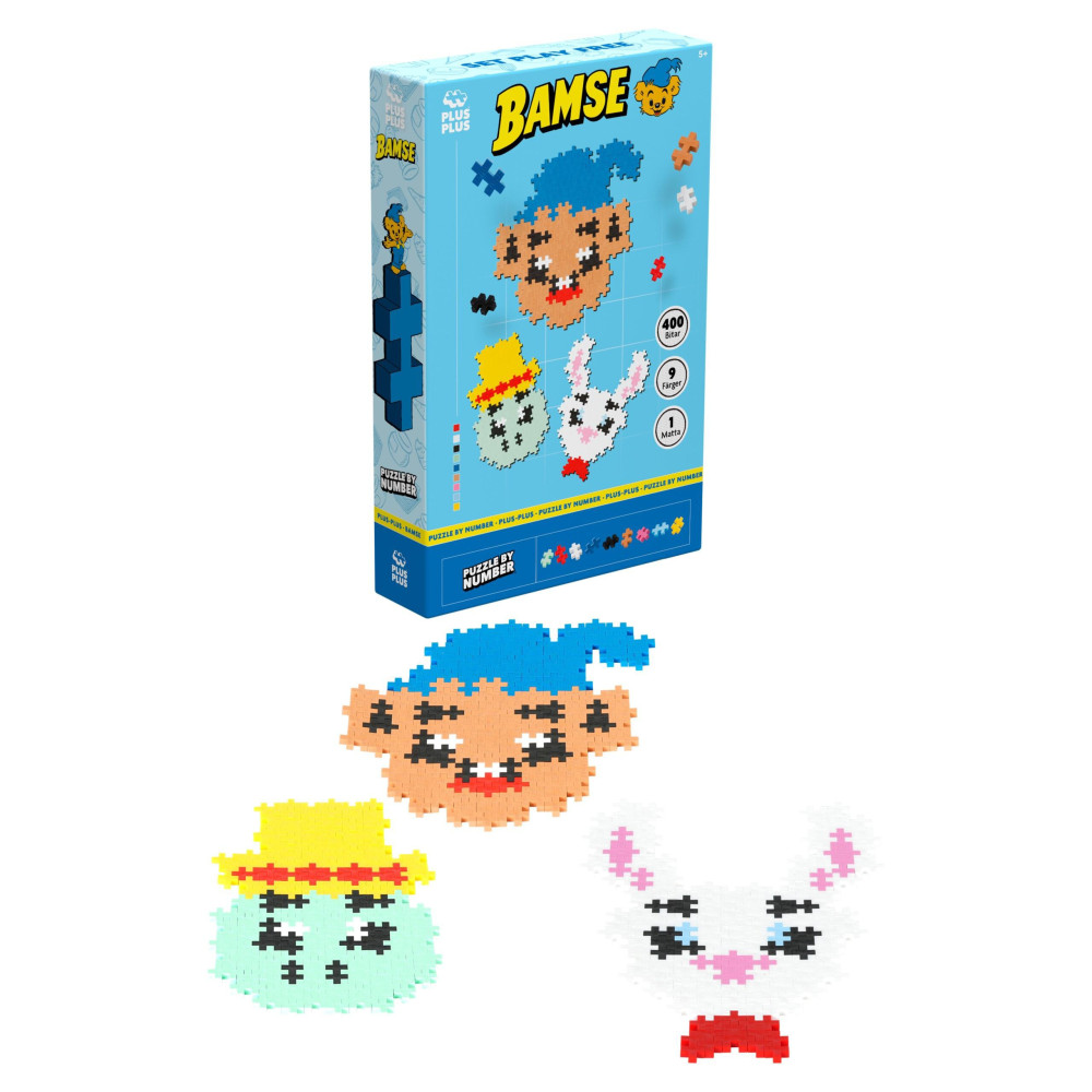 Produktbild för Plus-Plus Bamse, Skalman & Lille Skutt