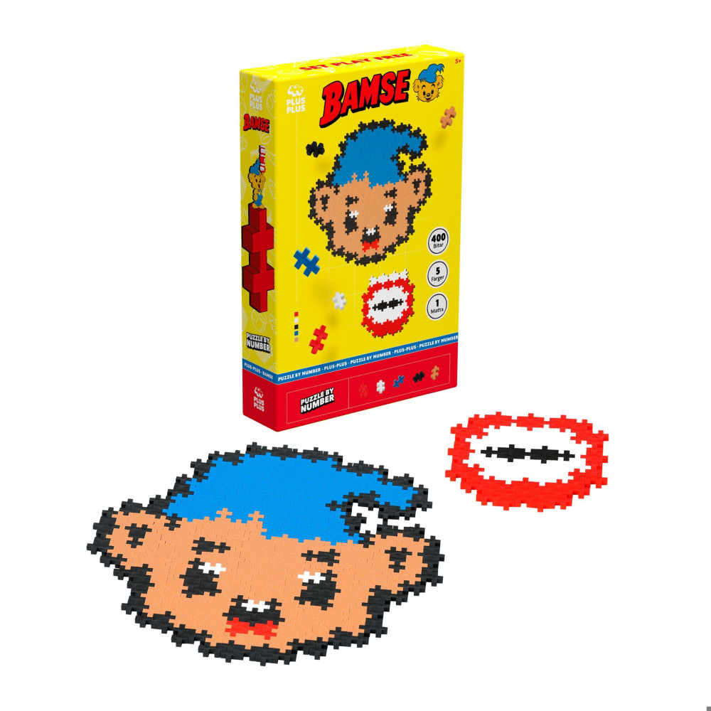 Produktbild för Plus-Plus Bamse & Dunder-honung