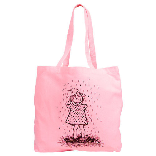 Nordic Souvenir Tygkasse Lotta på Bråkmakargatan, rosa, recycled
