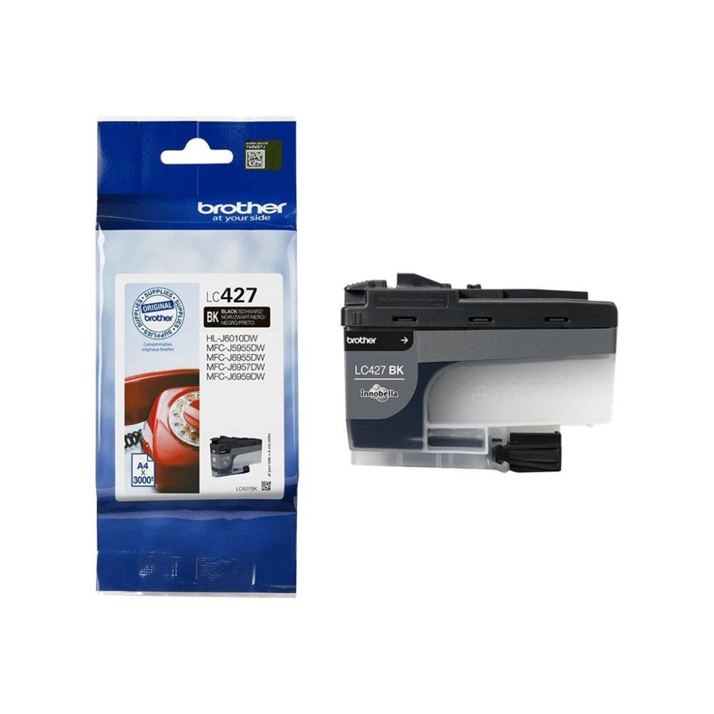 Produktbild för Brother LC427BK - svart - original - bläckpatron