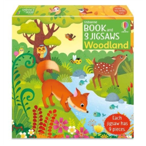 Usborne Publishing Ltd Usborne Book and 3 Jigsaws: Woodland (häftad, eng)
