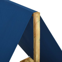 Produktbild för Sandlåda med tak 80x60x97,5 cm impregnerad furu